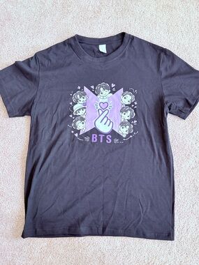 BTS Black T-Shirt